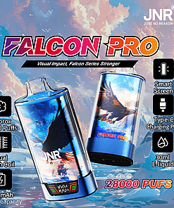 JNR FALCON PRO 28000 – 28,000 Puffs, Dual Mesh Coil, Smart Screen Vape