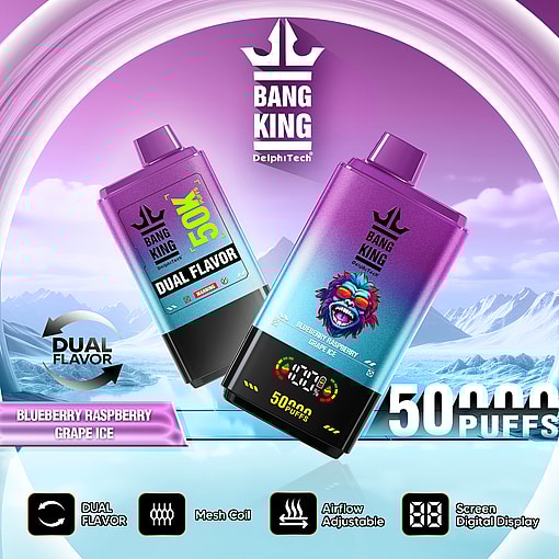 BangKing – 50,000 Puffs of Pure Power|dual flavors and smart screen - immagine 8